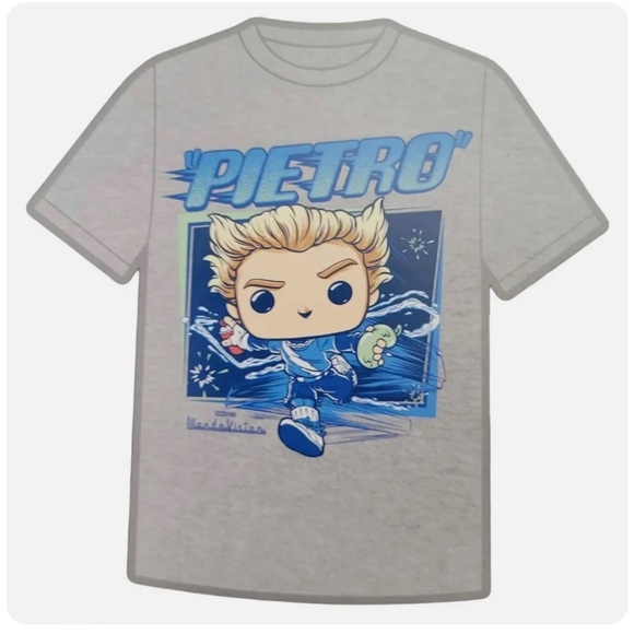 Funko POP! Tees Marvel Wandavision Pietro Maximoff T-Shirt - Picture 2 of 8